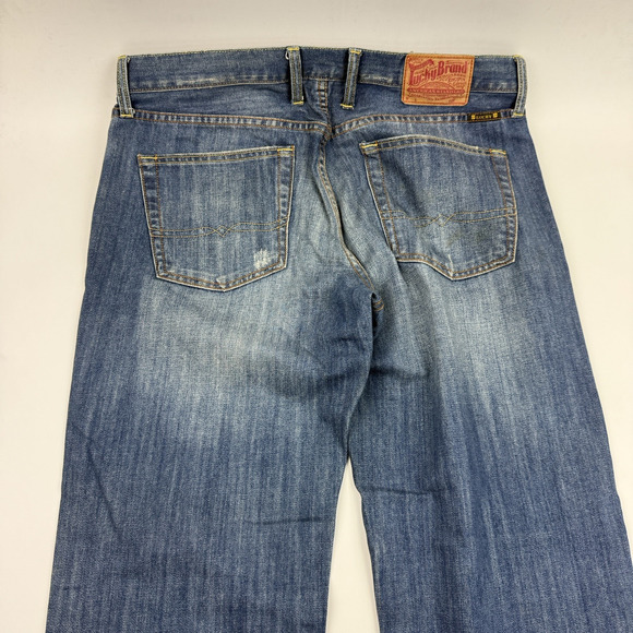 Lucky Brand Vintage Straight Denim Blue Jeans Tag Sz 34 (Actual 37x34) Cotton - Picture 15 of 15